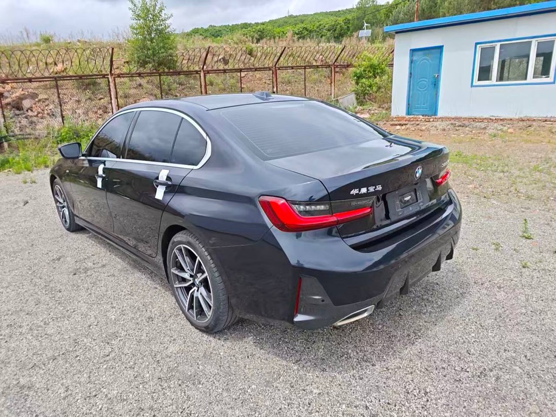 BMW 320Li сзади — заводской лак и шильдик BMW Brilliance