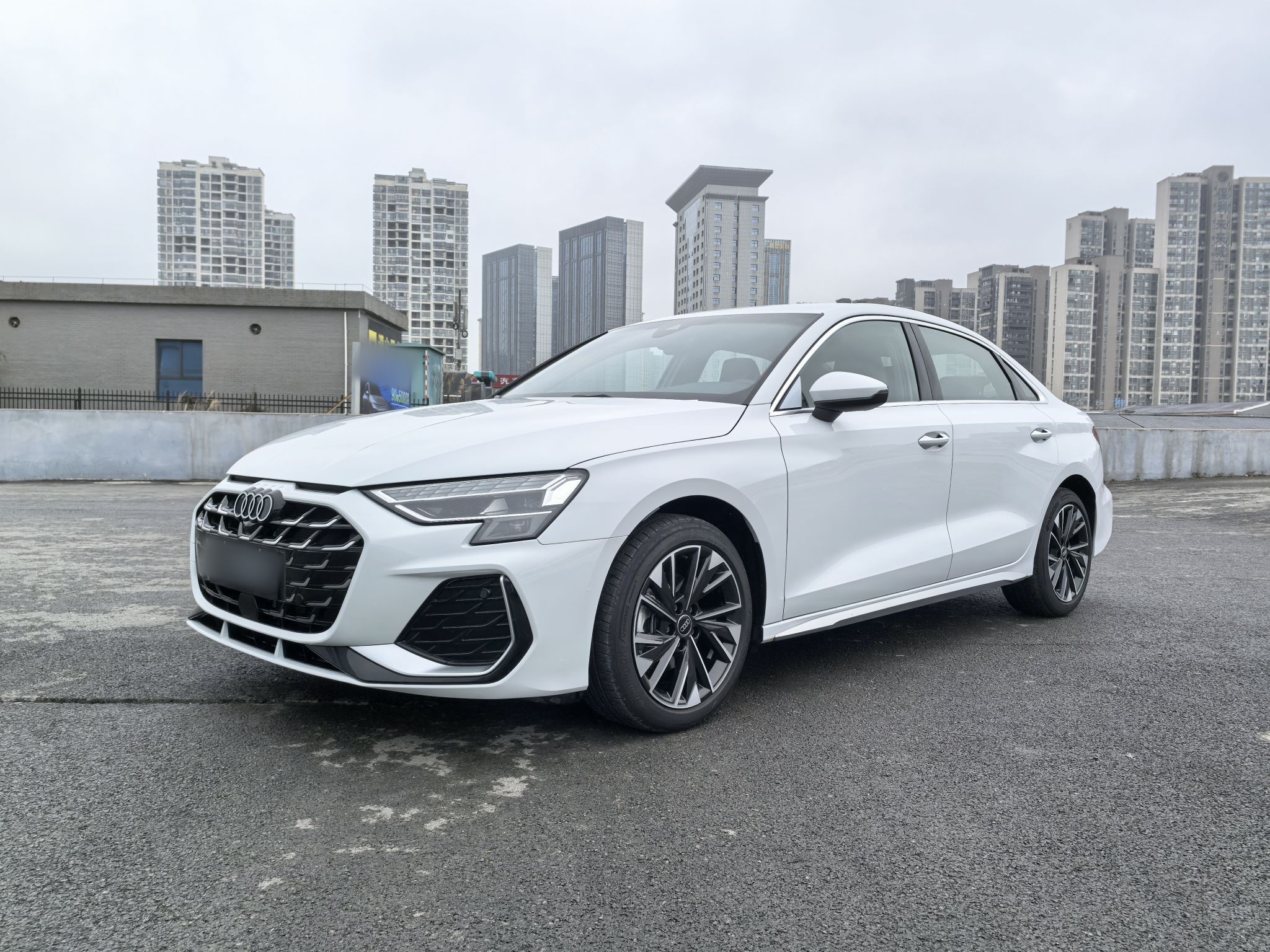 Белый Audi A3 Long S line 2024 — пригон самостоятельно